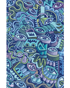 Big Blue Doodle