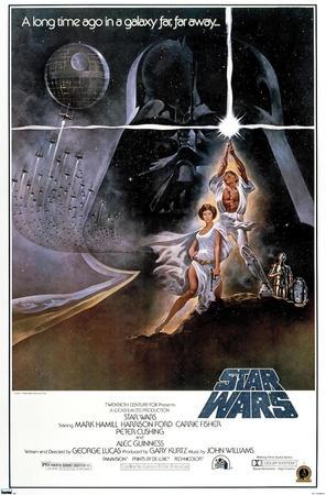 24X36 Star Wars: A New Hope - Original One Sheet Premium Poster