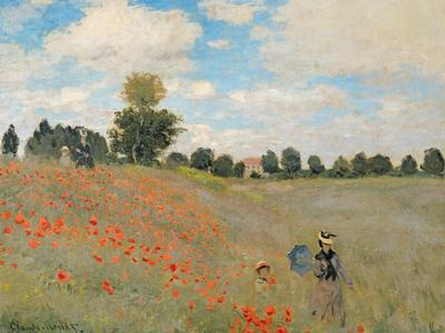 Wild Poppies, Near Argenteuil (Les Coquelicots: Environs D'Argenteuil), 1873