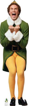 Elf Excited - Elf Lifesize Standup