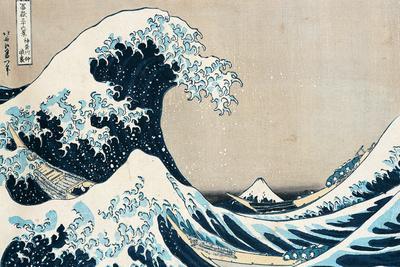 The Great Wave Off Kanagawa, from the Series "36 Views of Mt. Fuji" ("Fugaku Sanjuokkei")