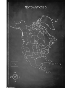 Chalk Map - North America