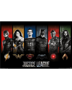 DC Comics Movie - Justice League - Heroes and Logos