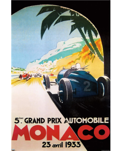 Vintage Apple Collection - Grandprix Automobile Monaco 1933