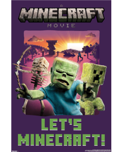 A Minecraft Movie - Zombie, Creeper, Skeleton