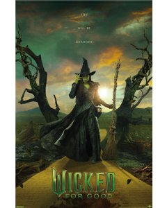 Wicked: For Good (2025) - Elphaba Thropp ''W'' Diptych One Sheet