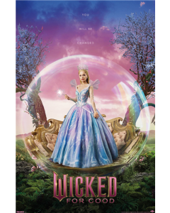 Wicked: For Good (2025) - Glinda Upland ''W'' Diptych One Sheet