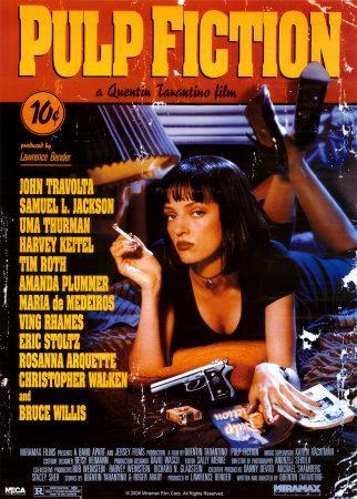 Pulp Fiction – Cover with Uma Thurman Movie Poster
