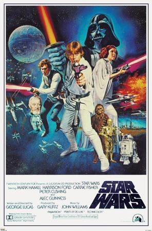 Star Wars: Episode IV New Hope - Classic Movie Poster