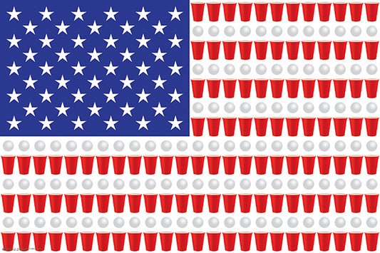 BEER PONG FLAG