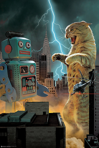 CATZILLA VS ROBOT