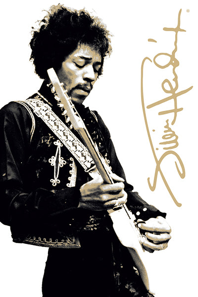 JIMI HENDRIX B&W