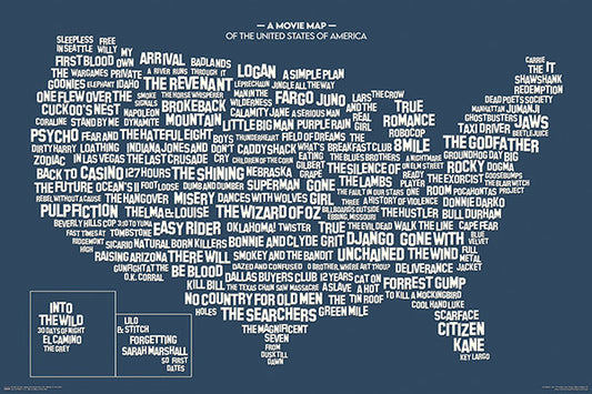 MOVIE MAP OF THE USA